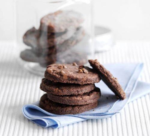 Double chocolate shortbreads