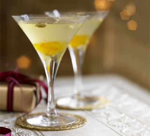 Bitter orange & cardamom martinis