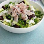 Ham & beetroot salad bowl