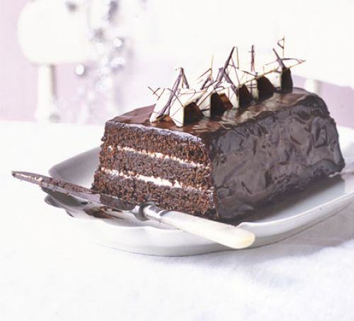 Chocolate truffle star cake Recipe