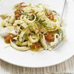 Tagliatelle with grilled chicken & tomatoes