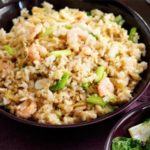 Fried rice with egg & ginger