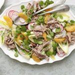 Shredded duck, watercress & orange salad