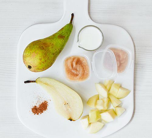 Weaning recipe: Spiced pear puree