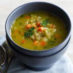 Red lentil & carrot soup