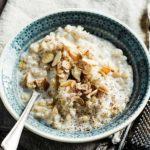 Slow cooker rice pudding