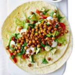 Roasted chickpea wraps