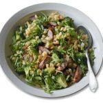 Warm sausage & broccoli pasta salad