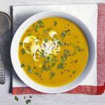 Moroccan roasted vegetable soup