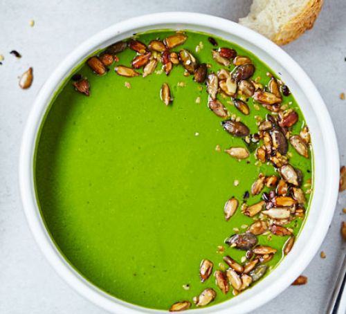 Spinach & watercress soup