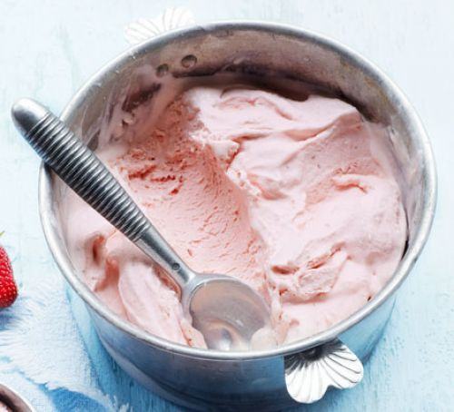 Strawberry & white balsamic ice cream Recipe