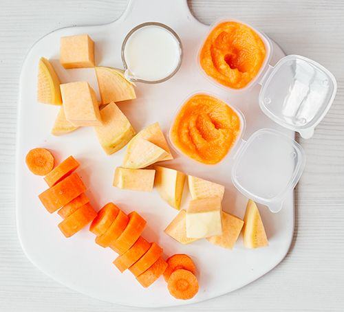 Weaning recipe: Carrot & swede puree