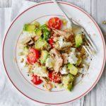 Tuna, avocado & quinoa salad