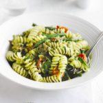 Tuna pasta with rocket & parsley pesto