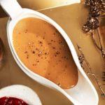 Turkey & chestnut gravy