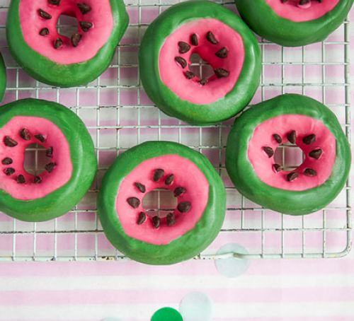 Watermelon doughnuts Recipe