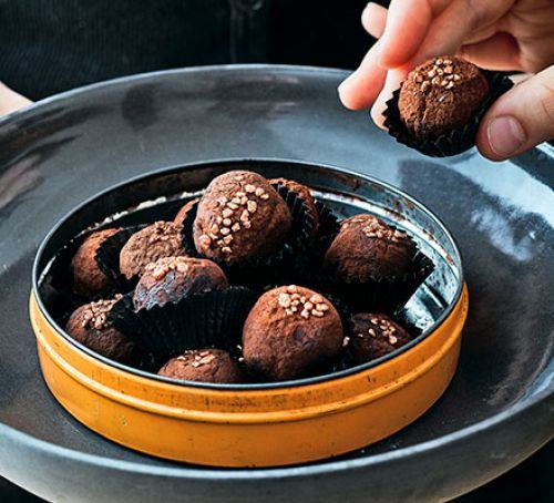 Spooky surprise truffles Recipe